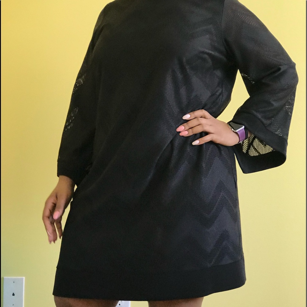 Plus size black dress